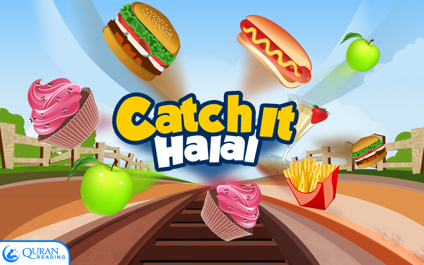 Catch It Halal Game– Catch Halal Food and Avoid Haram Items - Islamic