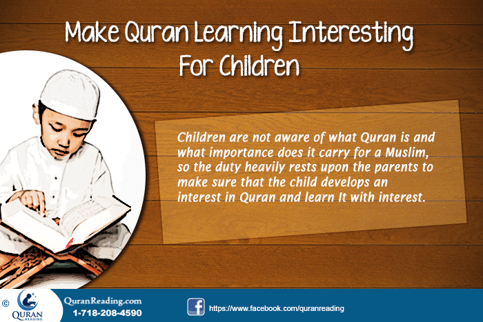 Making quran learning intresting