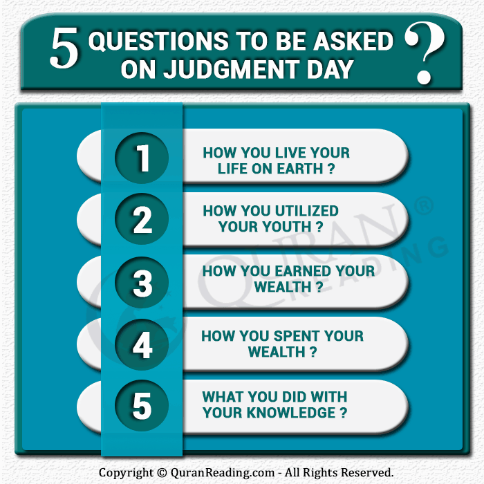 5 Questions To Be Asked On Judgement Day