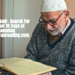 turkish man reading quran on the night of qadr