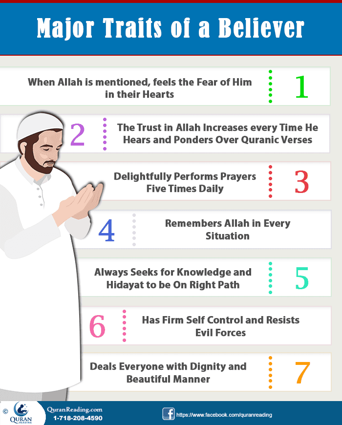 Major Personality Traits Of The Believers In Islam