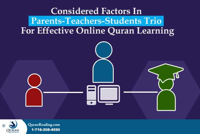 Consideredable Factors In Parents-Teachers-Students Trio For Effective Quran Learning