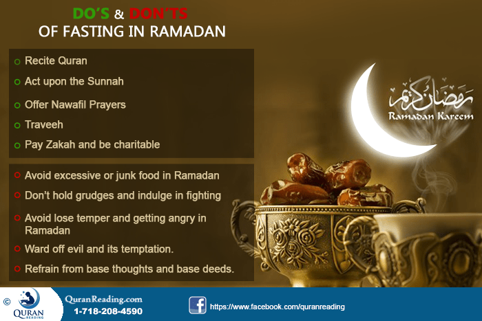 what to do and what to avoid in Ramazan