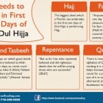 Tips and Deeds for 10 Days of Dhul Hijja