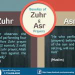 Advantages of Offering Zuhr and Asr Prayer