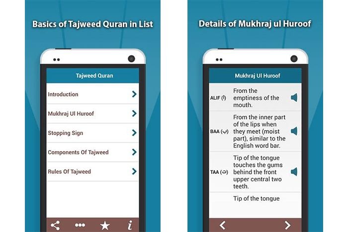 Tajweed Learning Application for Muslim Kids