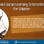 Making quran learning intresting