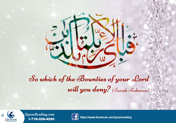 Allah swt and bounties