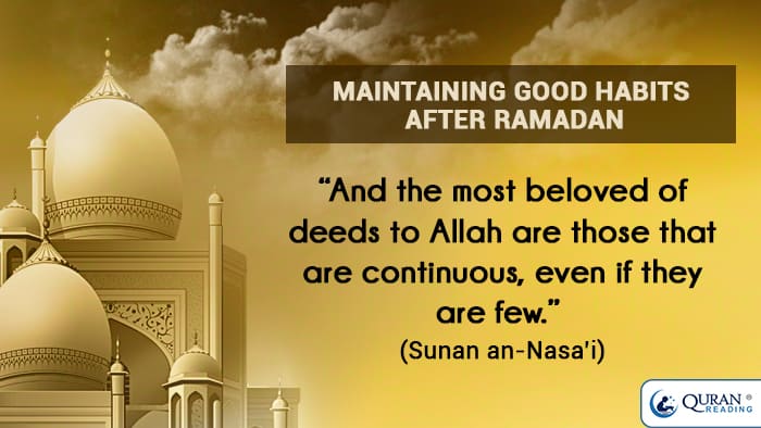 good habits after ramadan